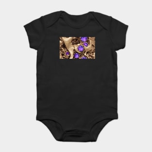 Seamless Amethyst Texture VI Baby Bodysuit